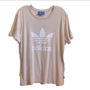 ADIDAS BEIGE LOGO TEE
